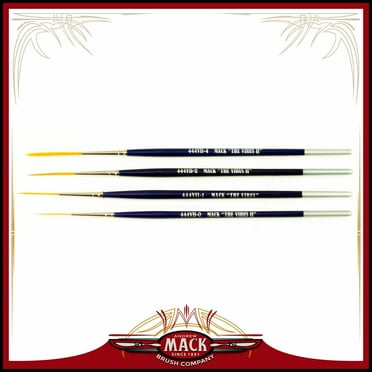 Andrew Mack Brush Set of 2 Size 1-2 The Jenson Swirly Q Series for Scroll Pinstriper and Script Lettering Andrew Mack Brush Set of 2 Size 1-2 The Jenson Swirly Q Series for Scroll Pinstriper and Script Lettering
